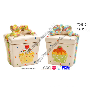 Christmas Ceramic Cookie Jar Set for Wholesale